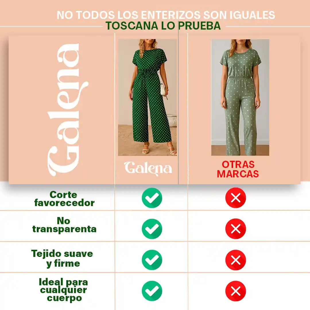 Galena™ - Enterizo Chic Toscana